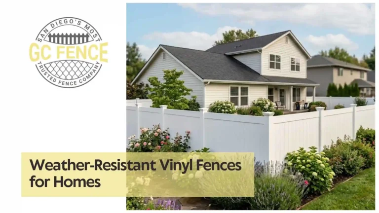 Weather-Resistant Vinyl Fences for Homes