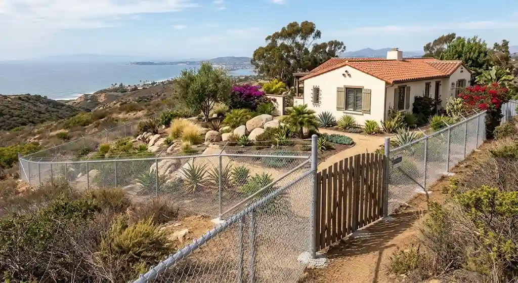 Long-lasting chain link fence installation in San Diego
